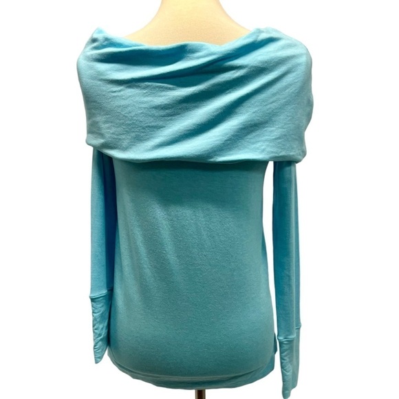 Lilly Pulitzer Belinda Blue Off The Shoulder Modal Blend Top Women’s XS - Picture 10 of 15